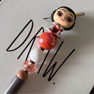 Disney Doorables: Star Wars: Princess Leia handmade beaded pen